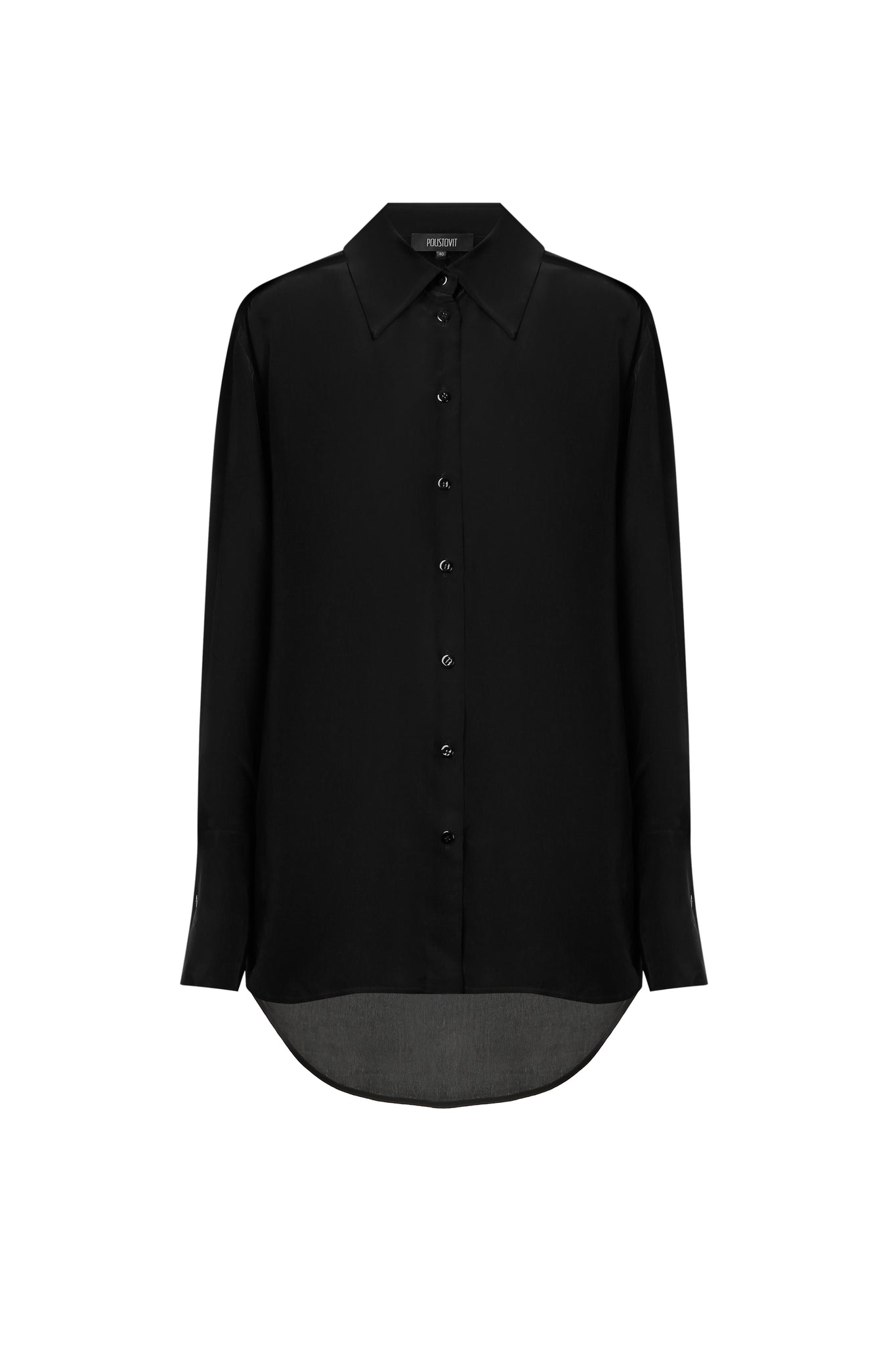 Black viscose shirt