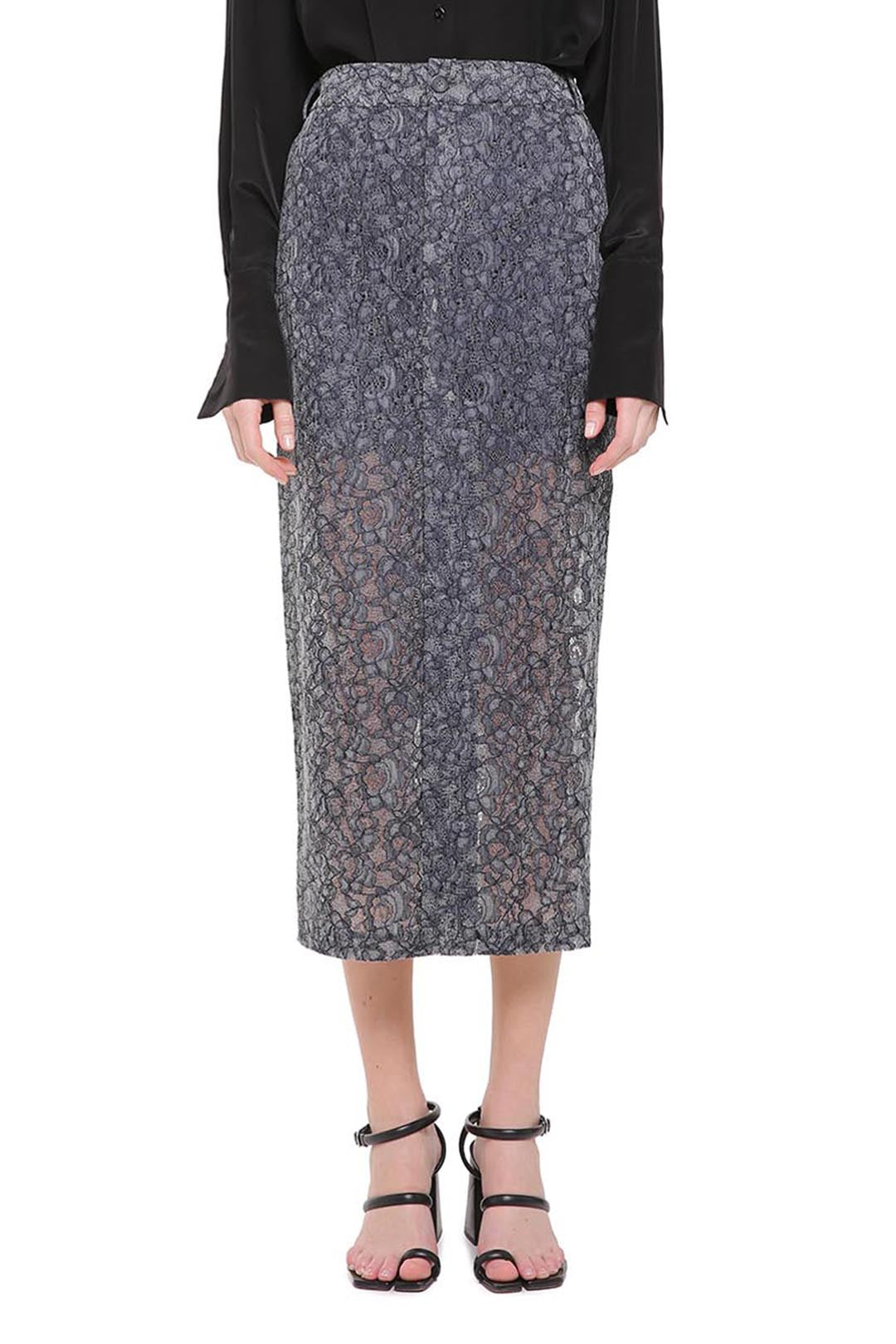 Gray lace skirt – POUSTOVIT