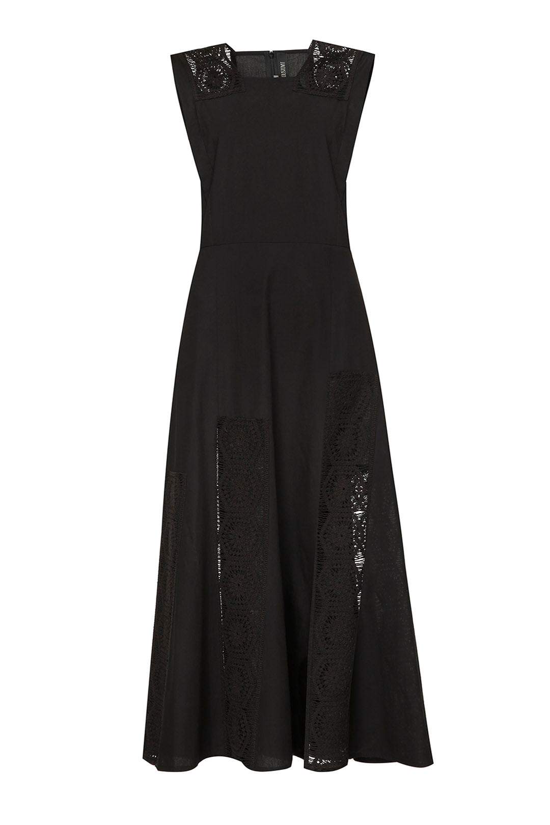 Black dress with lace details