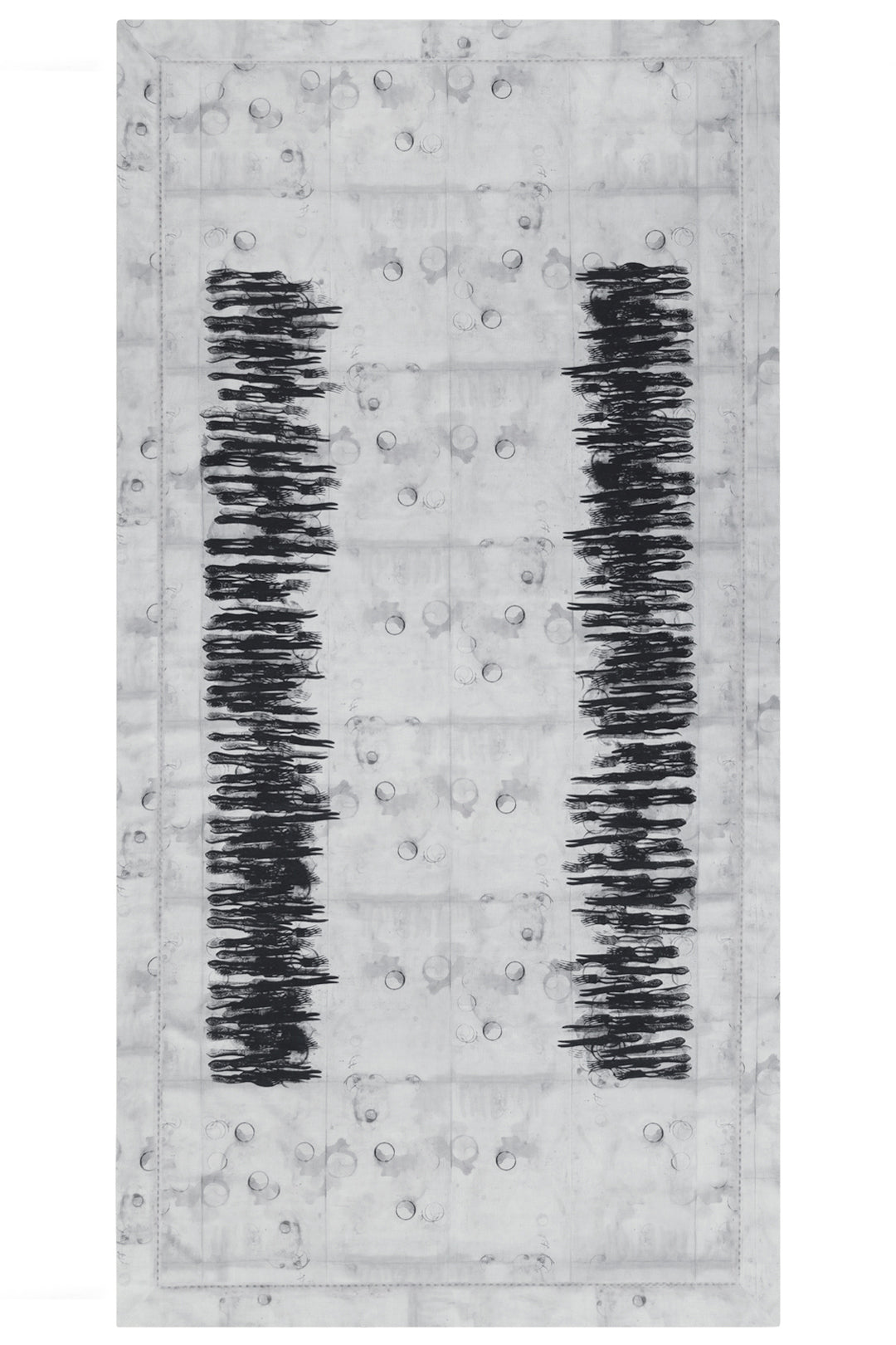 Лляна скатертина з принтом "Державна скатертина I" з серії "Utopia"