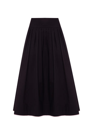 Black cotton skirt