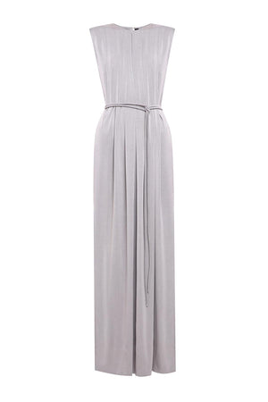 Light gray maxi dress