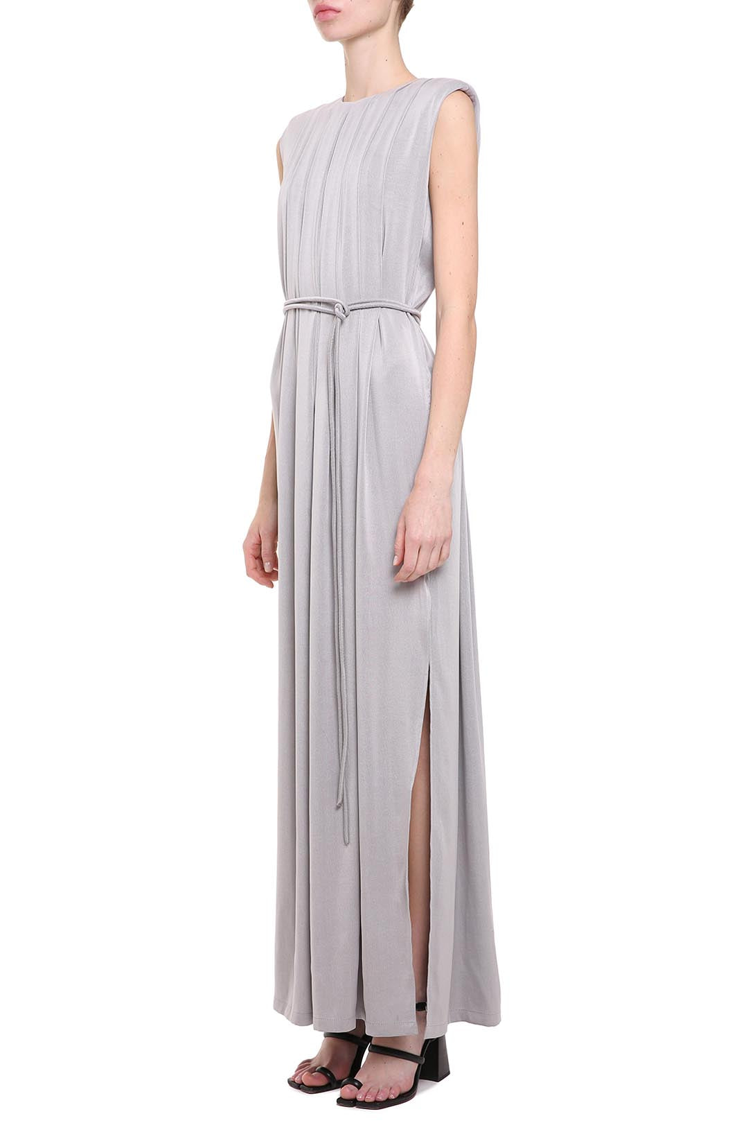 Light gray maxi dress