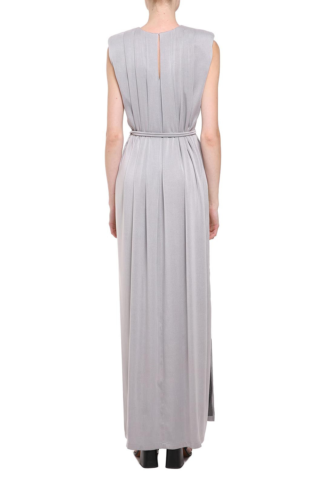 Light gray maxi dress