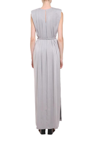 Light gray maxi dress