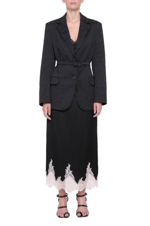 Black jacquard jacket