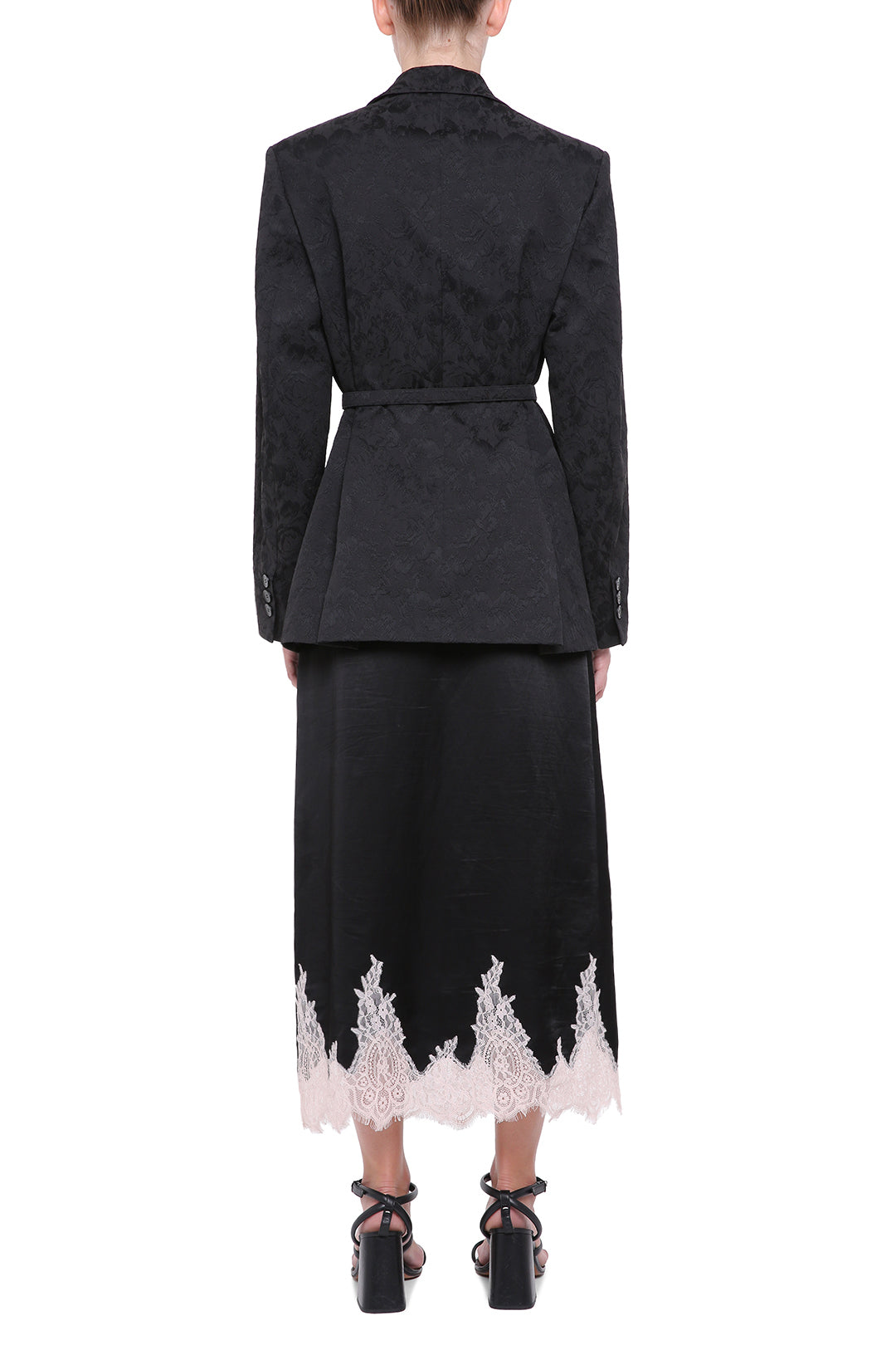 Black jacquard jacket