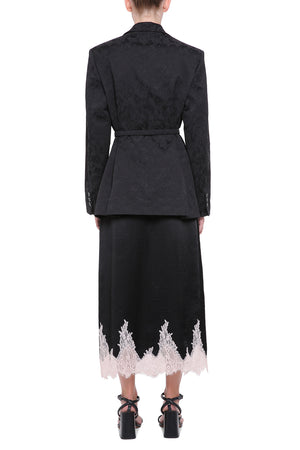 Black jacquard jacket