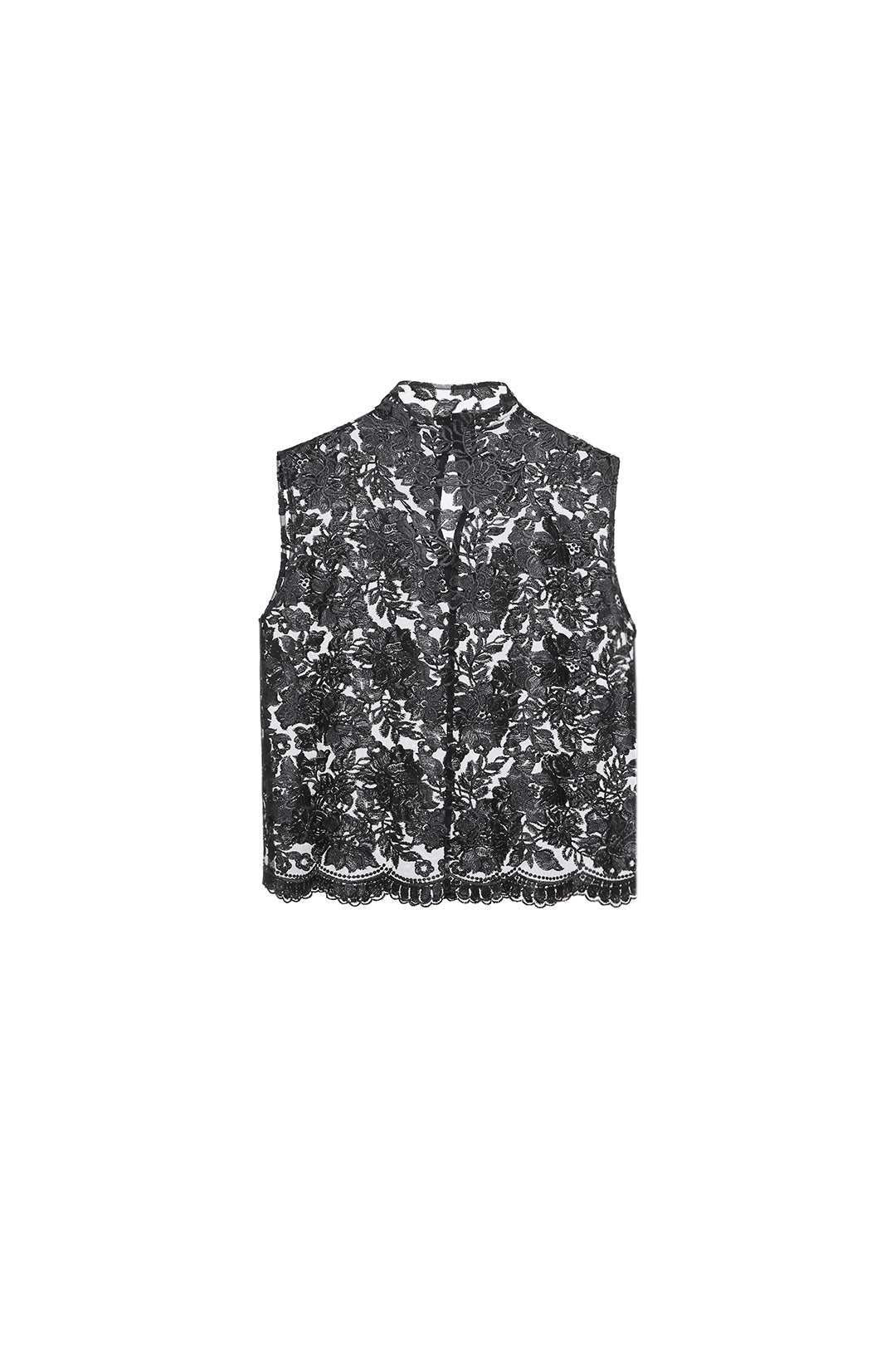 Black lace top
