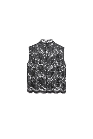 Black lace top