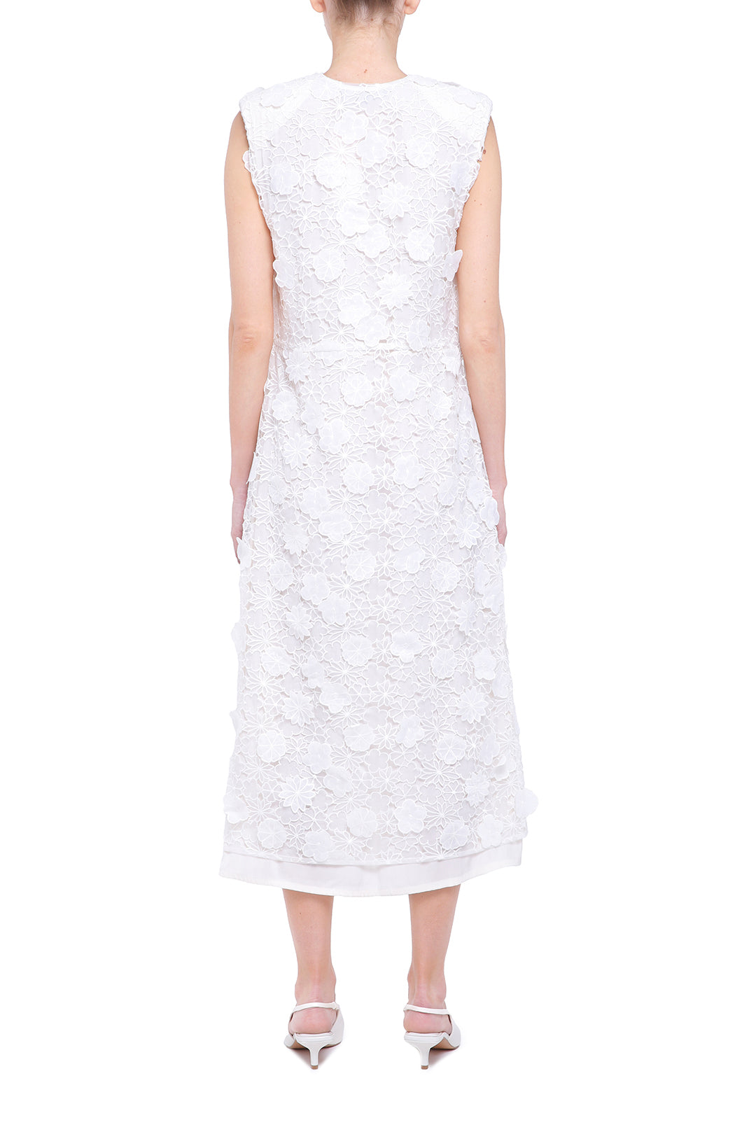 White lace dress