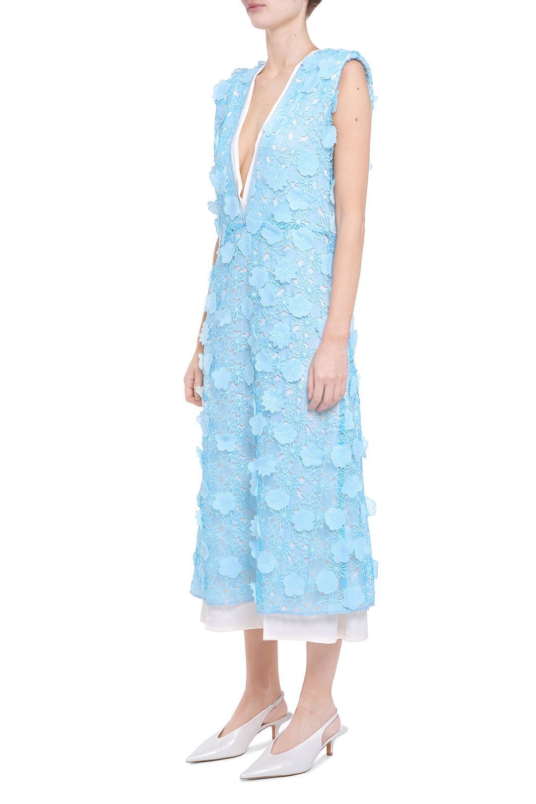 Ligh blue lace dress
