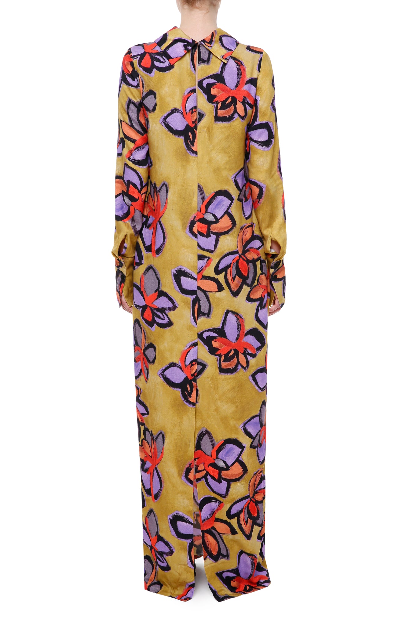 Floral printed maxi dress