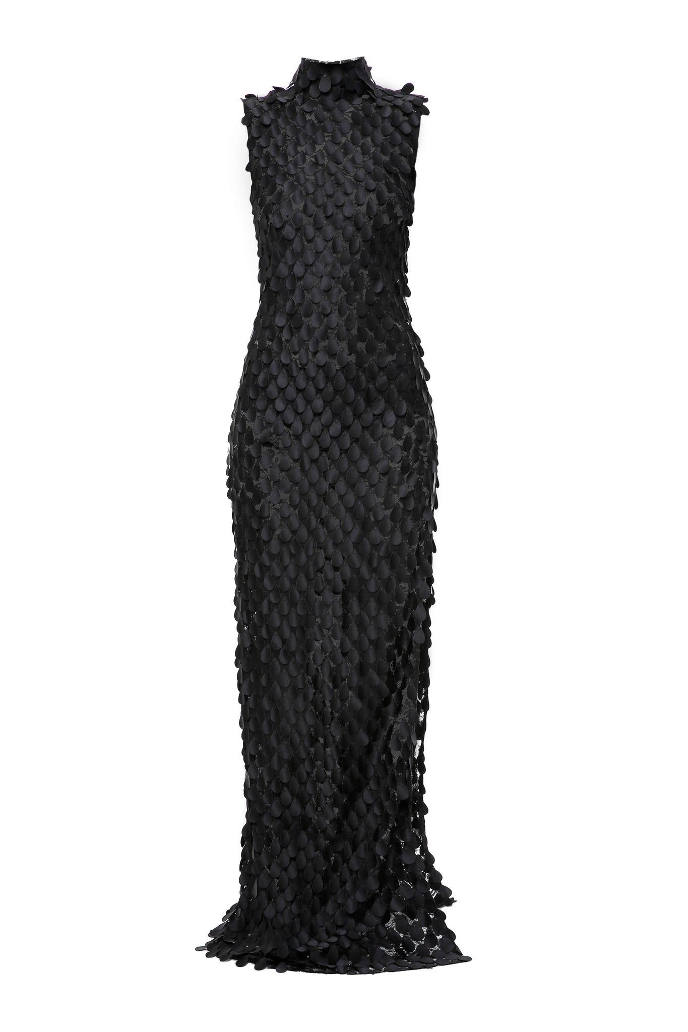 Чорна мереживна сукня