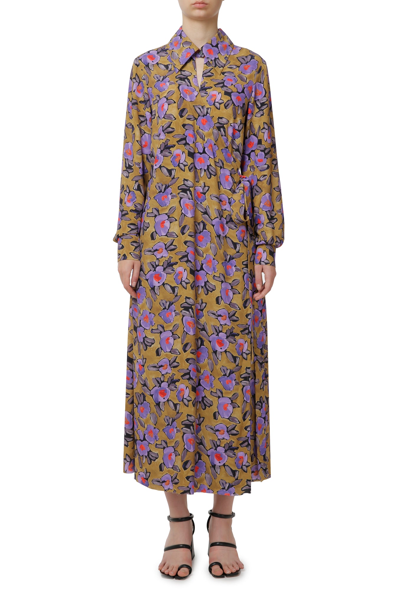 Floral Printed Dress Design Floral Printed Dress Design