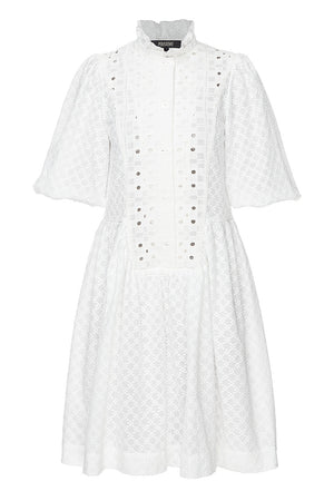 White embroidery dress