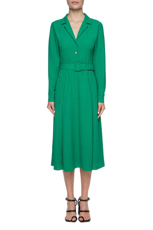 Зелена сукня-сорочка