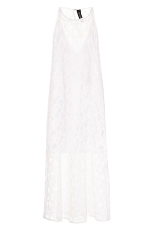 White embroidered dress