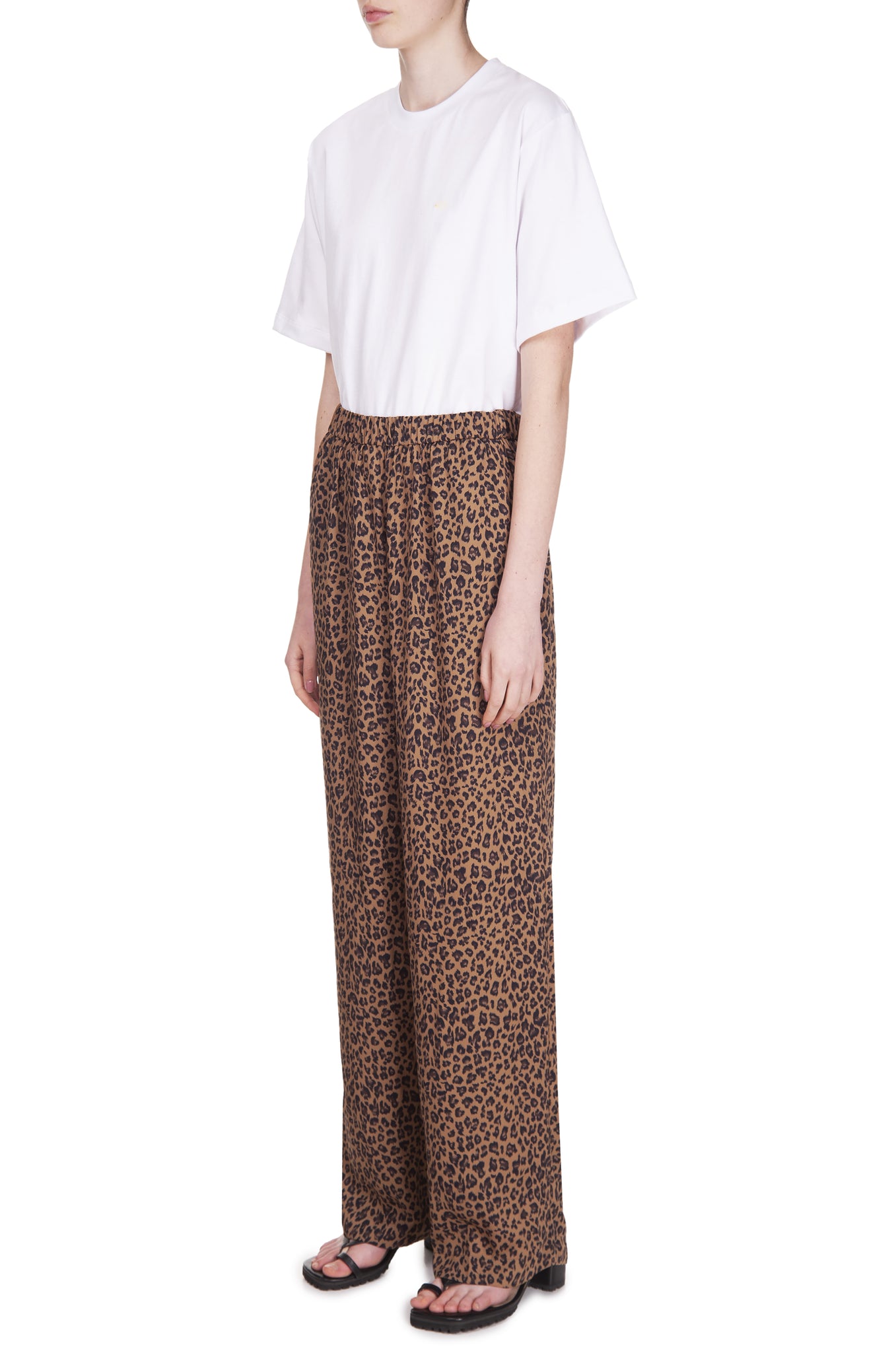 Leopard printed trousers